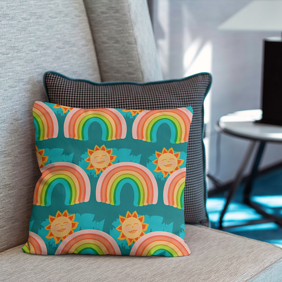 rainbow-sun-pillow