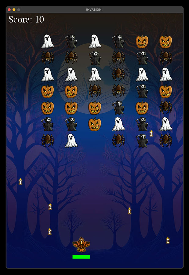 Level 1 - Holiday Invaders